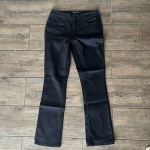 Black bootcut jeans